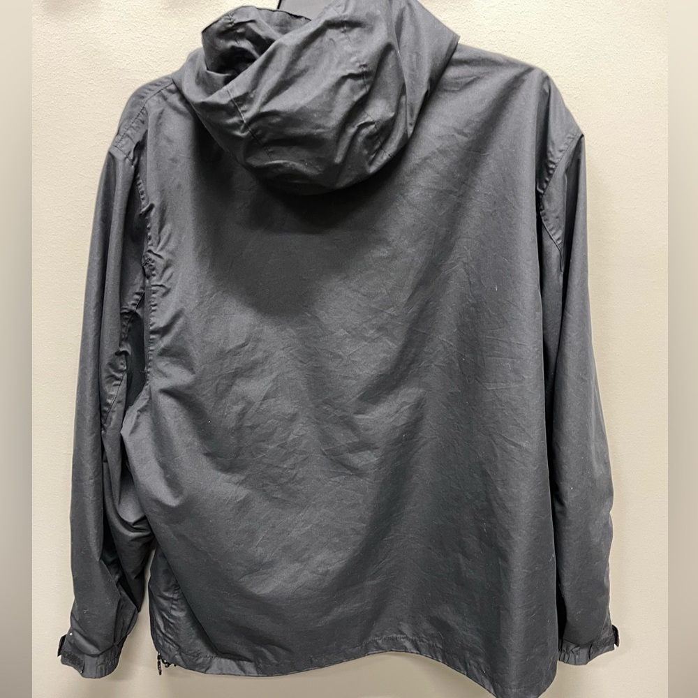 Men's black light weight windbreaker with Hood Armadillo - Picture 4 of 5